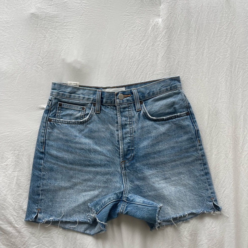 Denim forum yoko mid thigh short